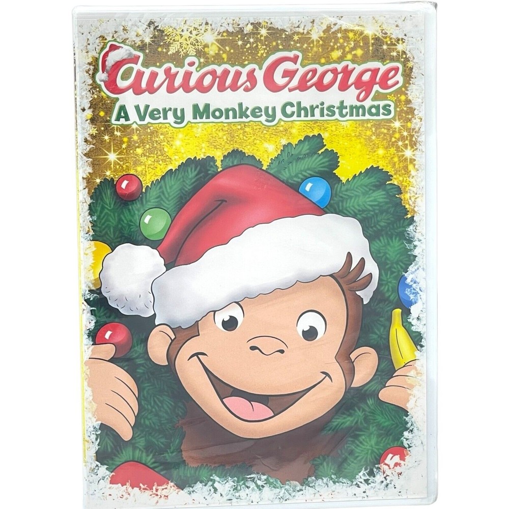 Curious George A Very Monkey Christmas DVD NEW Holiday Classic Family Movie